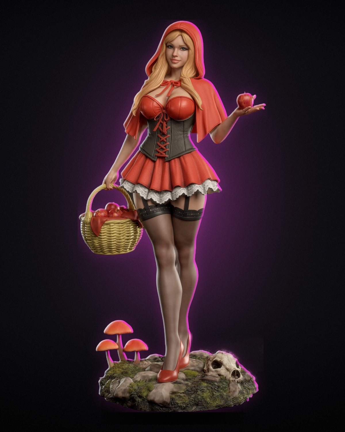 Abe3D pin-up resin figures