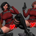 Digital Dark Pin-Ups FUTA Ada Wong – 1:10-1:4 Scale Print-to-Order Model