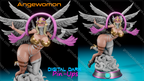 Digital Dark Pin-Ups Angewomon – 1:12 Scale Print-to-Order Model