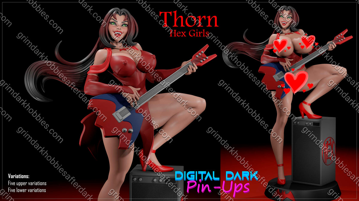Digital Dark Pin-Ups FUTA Thorn – 1:10-1:4 Scale Print-to-Order Model