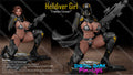 Digital Dark Pin-Ups Helldiver Girl – 1:12 Scale Print-to-Order 3D Printed Resin Model Kit