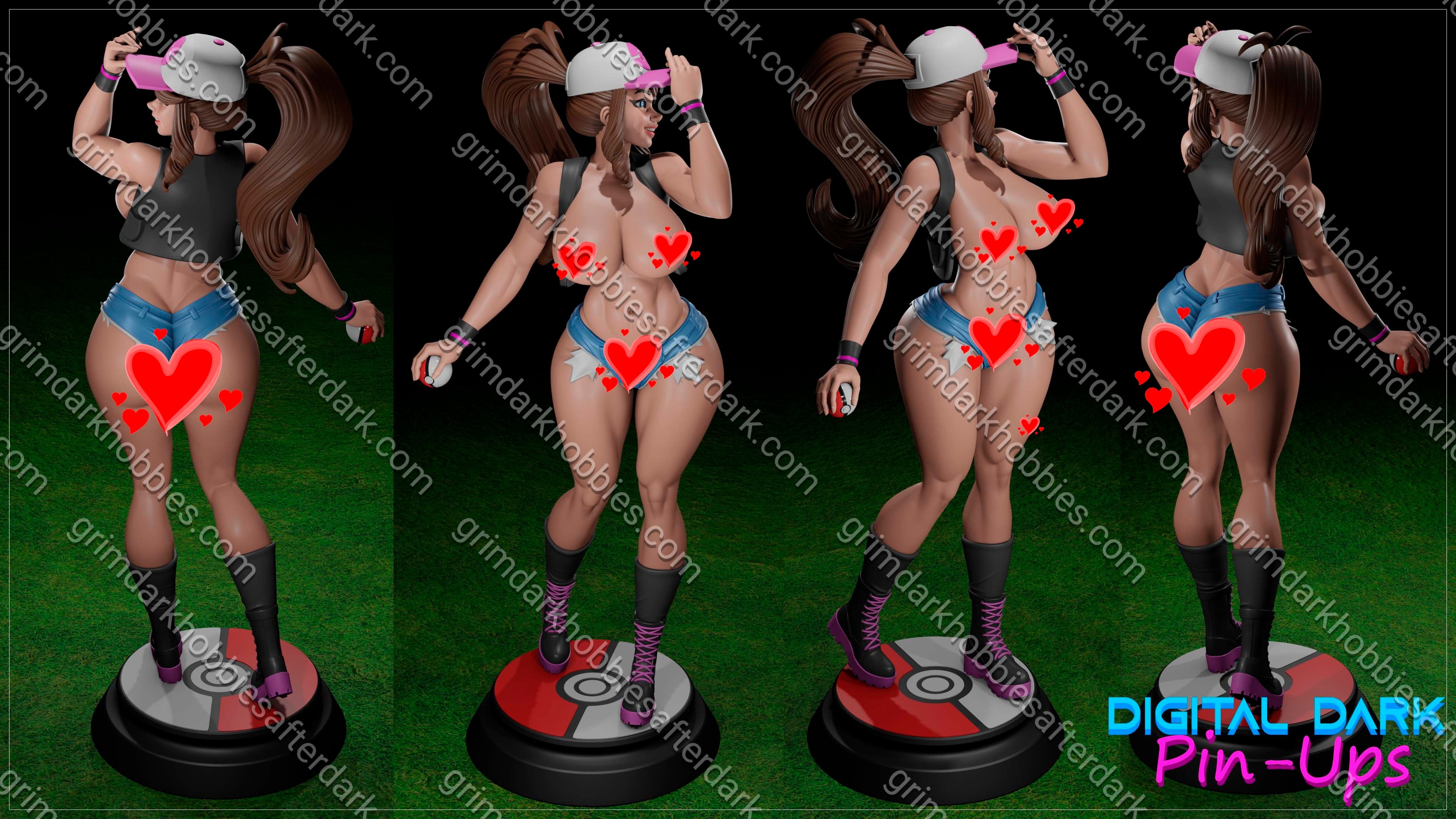 Digital Dark Pin-Ups Hilda 2 – 1:24 Scale Print-to-Order Model
