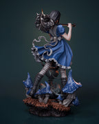 ABE3D Alice Liddell Fan Art 1:10 - 1:4 Scale Print-to-Order 3D Printed Resin Model Kit