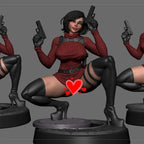 Digital Dark Pin-Ups FUTA Ada Wong – 1:10-1:4 Scale Print-to-Order Model