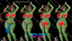 Digital Dark Pin-Ups Goblin Dancer – 1:10-1:4 Scale Print-to-Order Model