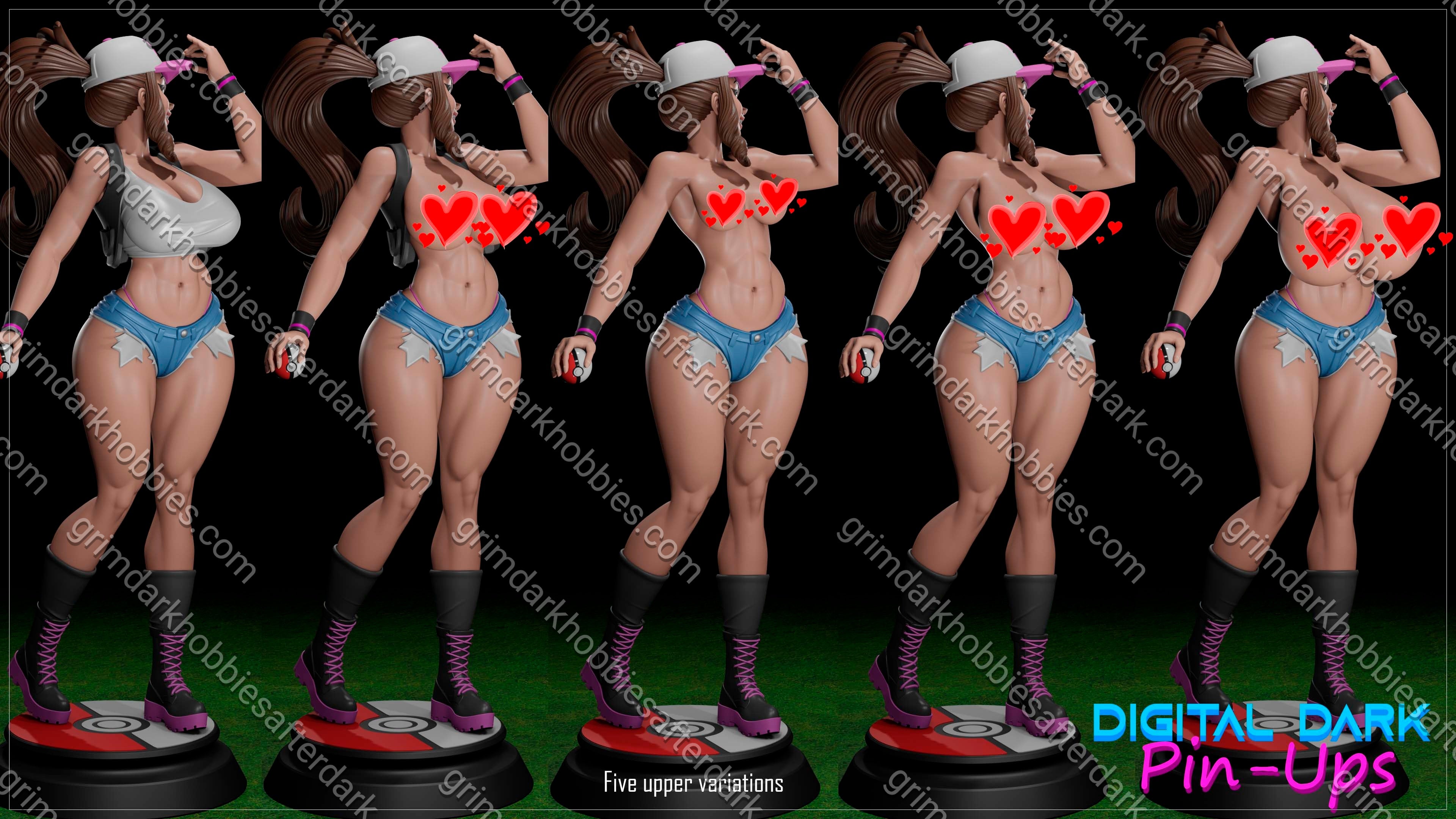 Digital Dark Pin-Ups Hilda 2 – 1:24 Scale Print-to-Order Model