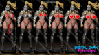 Digital Dark Pin-Ups Knight Girl – 1:24 Scale Print-to-Order Model