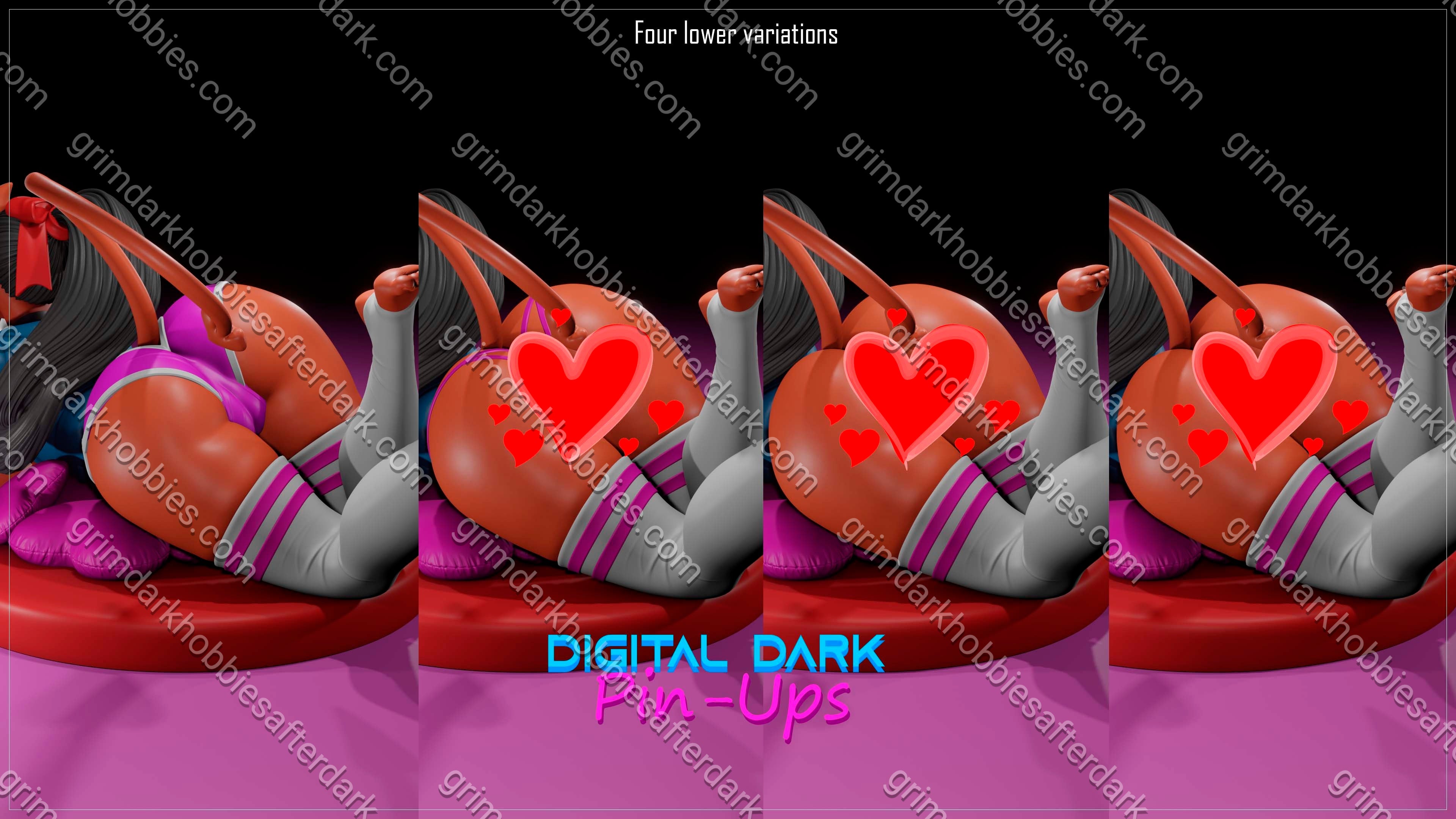 Digital Dark Pin-Ups Meru – 1:12 Scale Print-to-Order Model