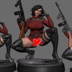 Digital Dark Pin-Ups FUTA Ada Wong – 1:10-1:4 Scale Print-to-Order Model