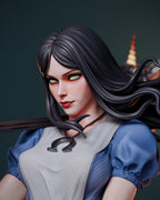 ABE3D Alice Liddell Fan Art 1:10 - 1:4 Scale Print-to-Order 3D Printed Resin Model Kit