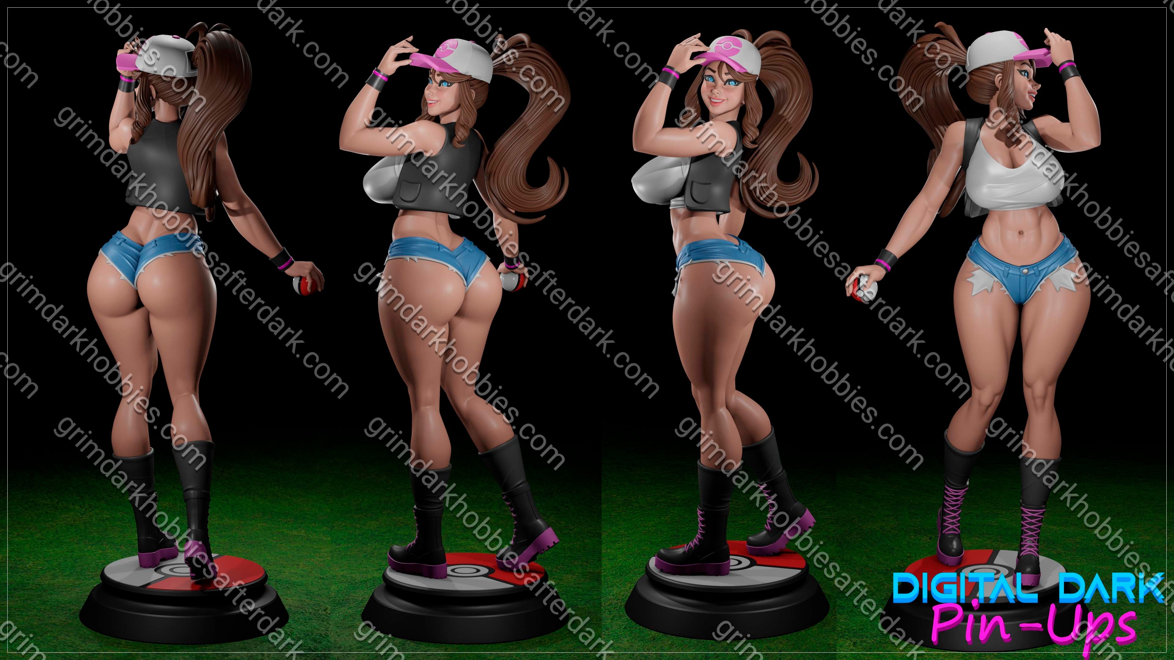 Digital Dark Pin-Ups Hilda 2 – 1:24 Scale Print-to-Order Model