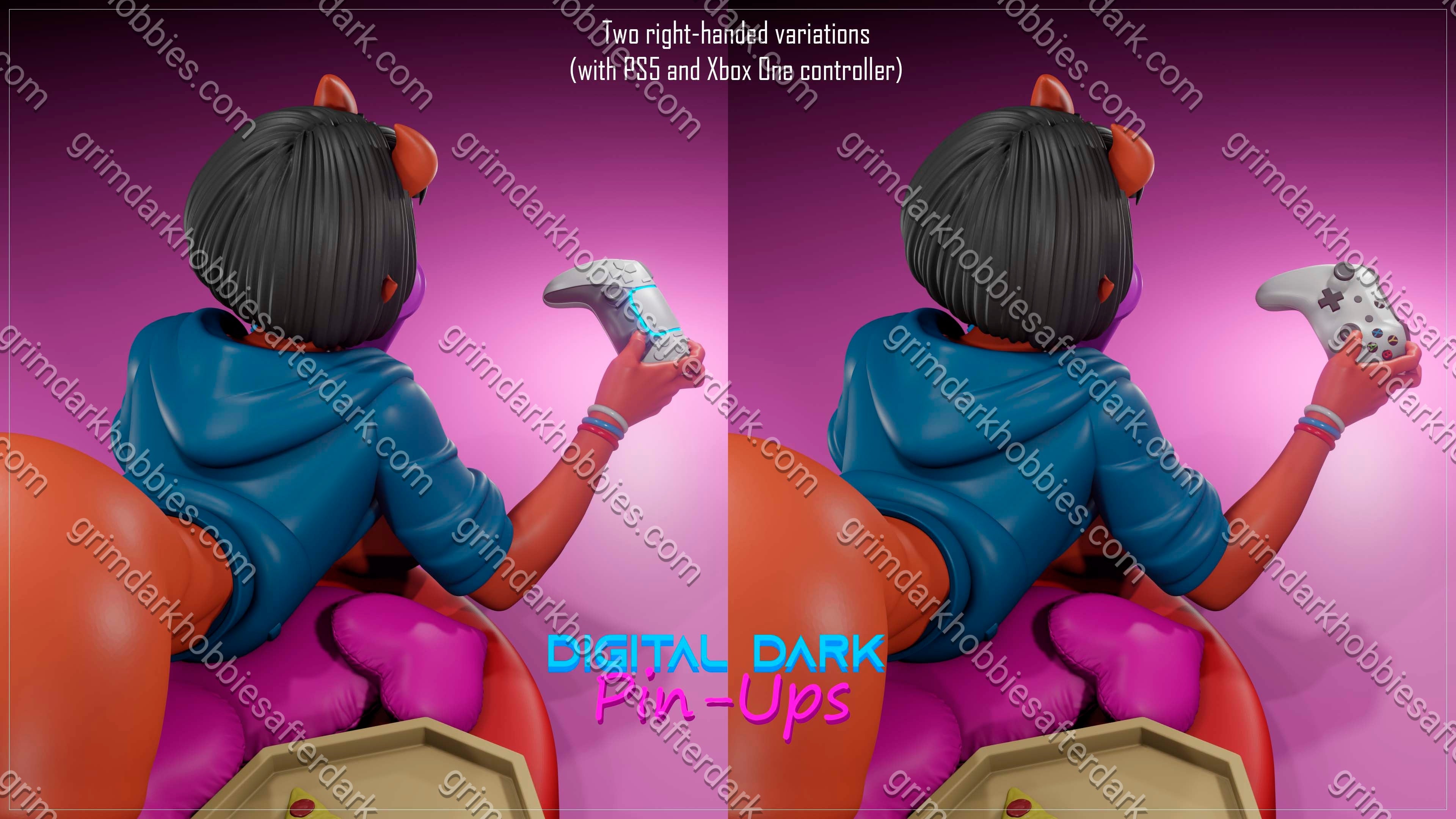 Digital Dark Pin-Ups Meru – 1:12 Scale Print-to-Order Model