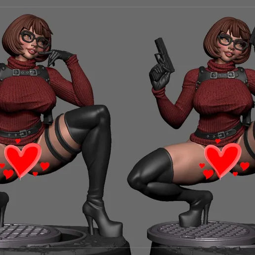 Digital Dark Pin-Ups FUTA Ada Wong – 1:10-1:4 Scale Print-to-Order Model