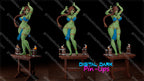 Digital Dark Pin-Ups Goblin Dancer – 1:10-1:4 Scale Print-to-Order Model