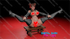 Digital Dark Pin-Ups Chun Li – 1:10-1:4 Scale Print-to-Order Model
