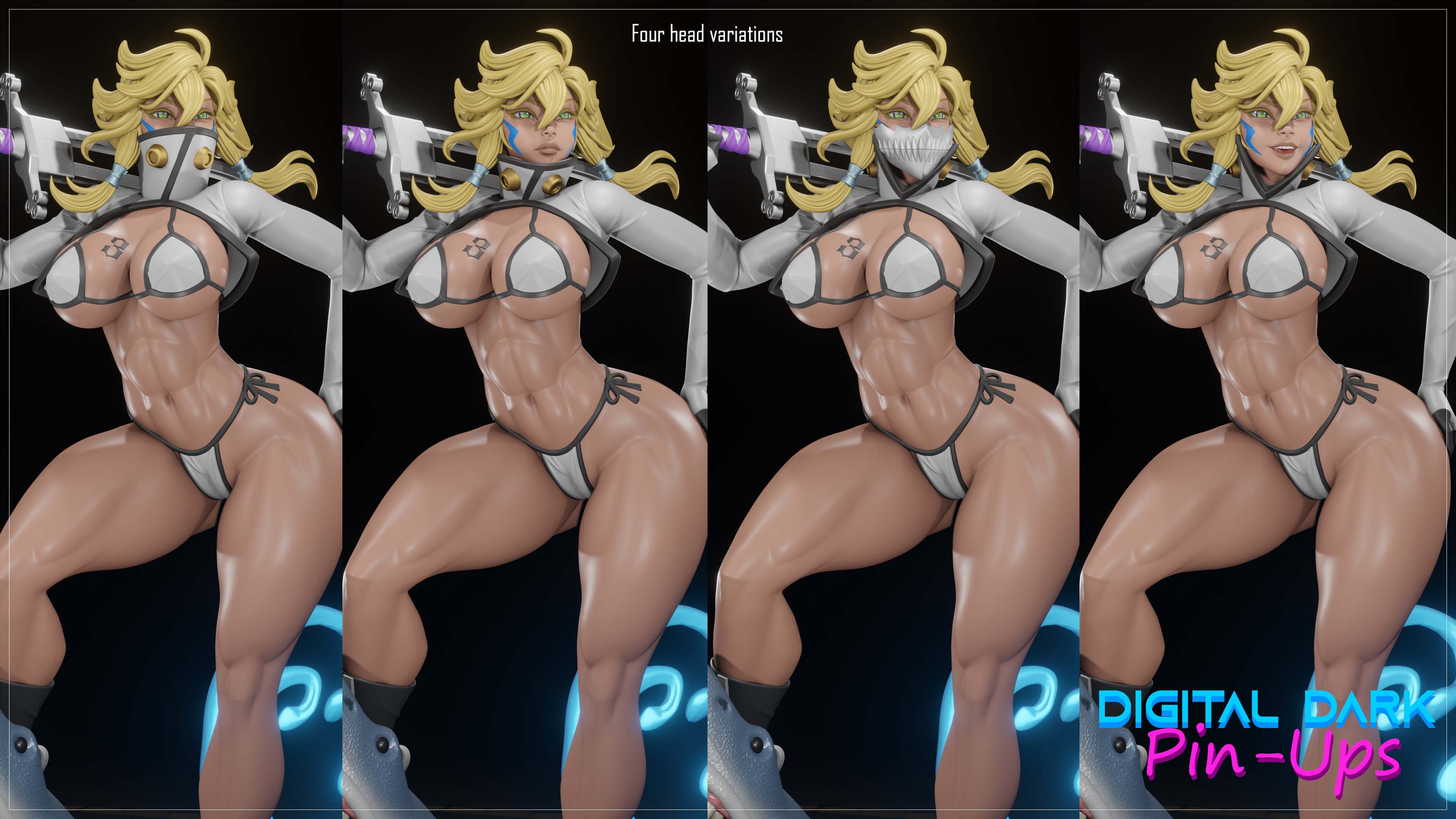 Digital Dark Pin-Ups Tier Harribel – 1:24 Scale Print-to-Order Model