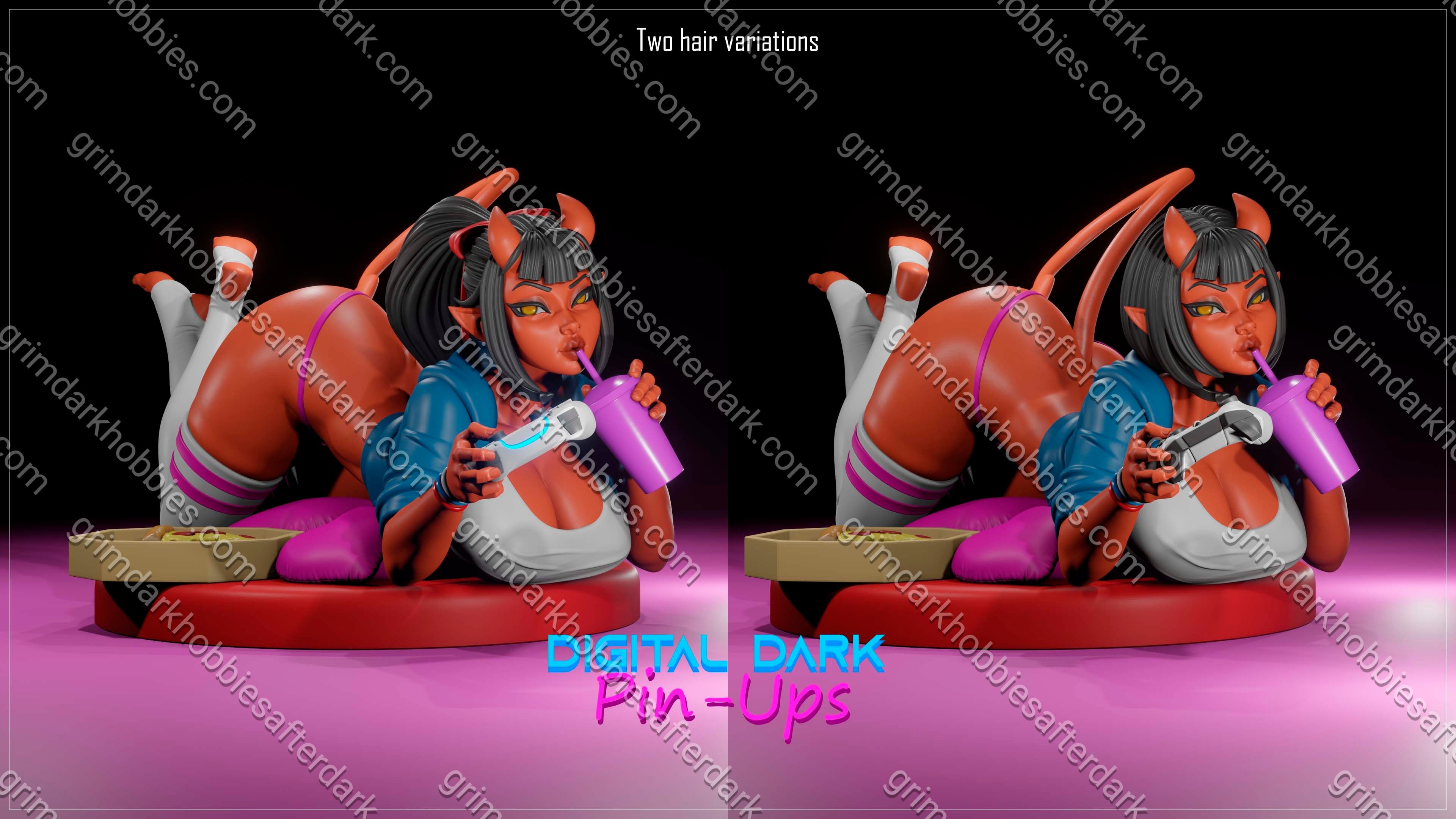 Digital Dark Pin-Ups Meru – 1:12 Scale Print-to-Order Model