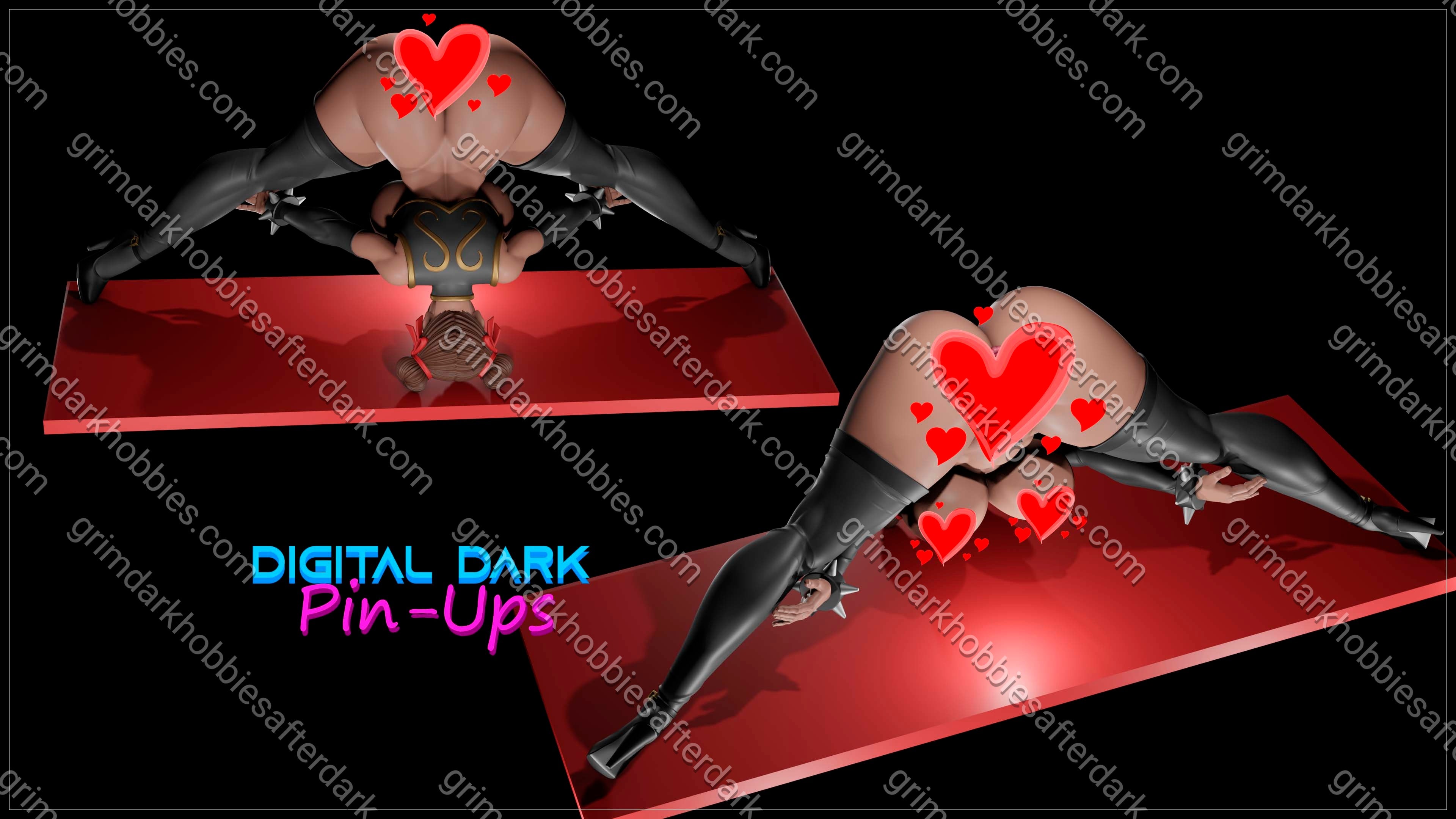 Digital Dark Pin-Ups Chun Li – 1:10-1:4 Scale Print-to-Order Model