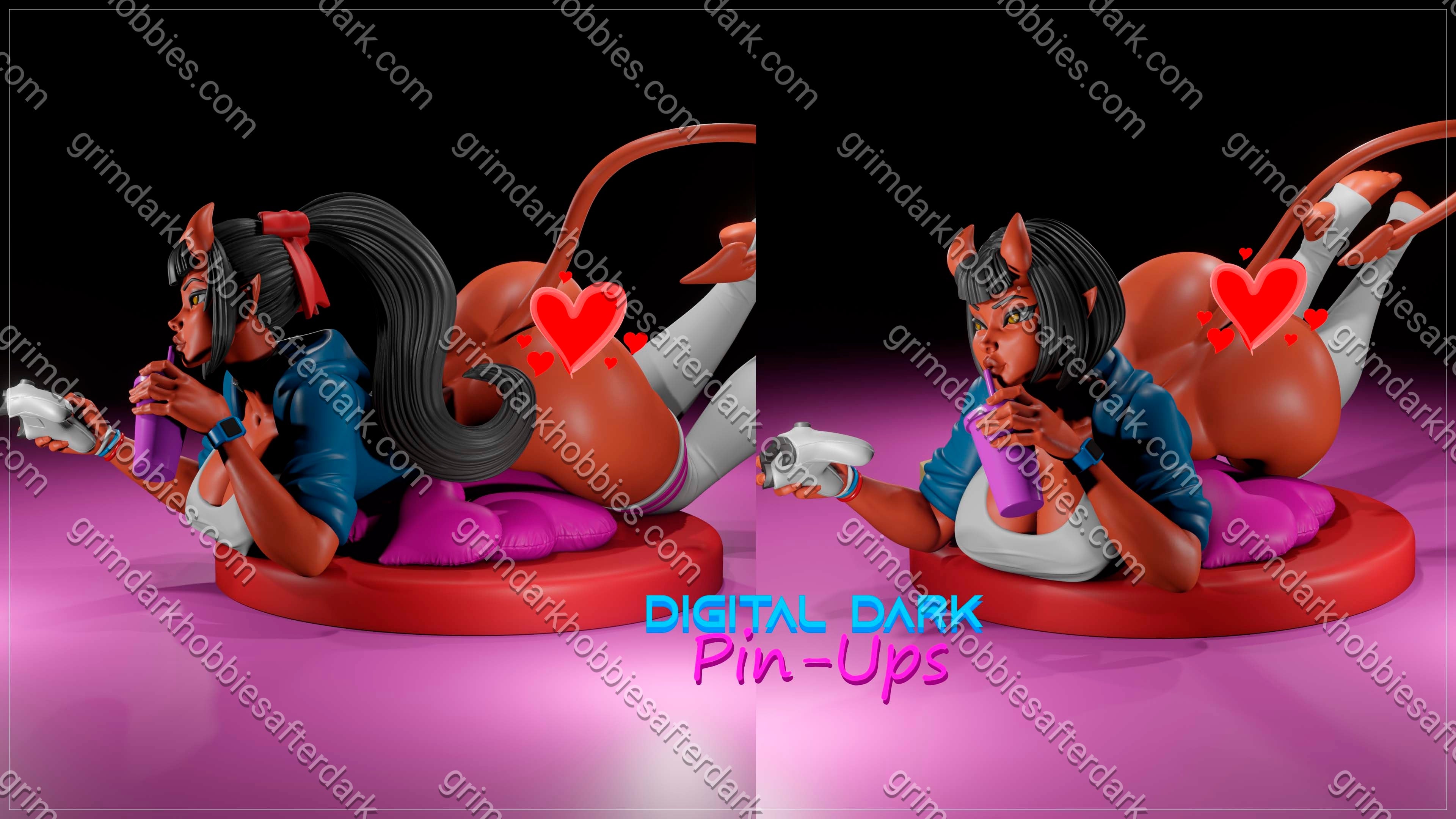 Digital Dark Pin-Ups Meru – 1:12 Scale Print-to-Order Model
