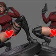 Digital Dark Pin-Ups FUTA Ada Wong – 1:10-1:4 Scale Print-to-Order Model