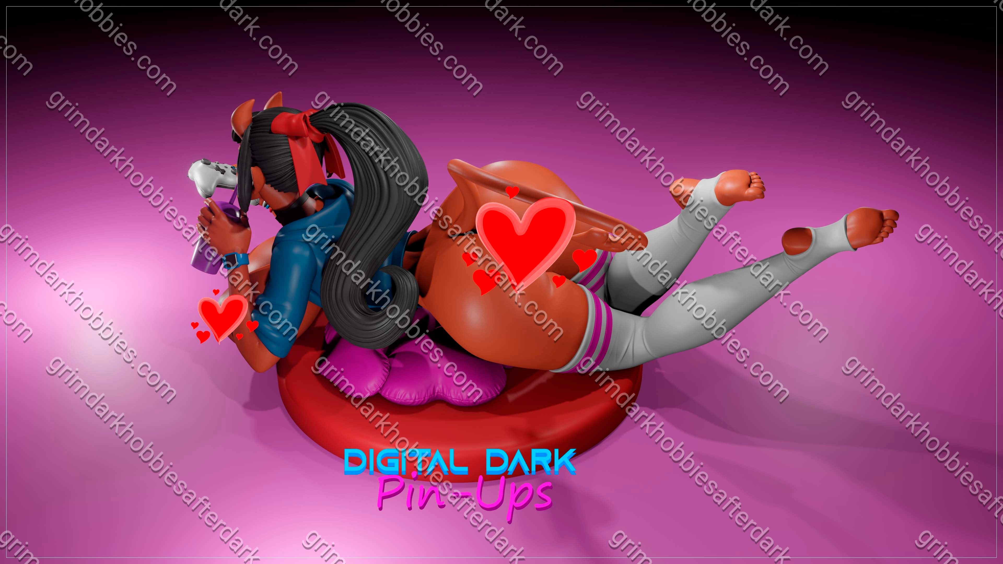 Digital Dark Pin-Ups Meru – 1:12 Scale Print-to-Order Model
