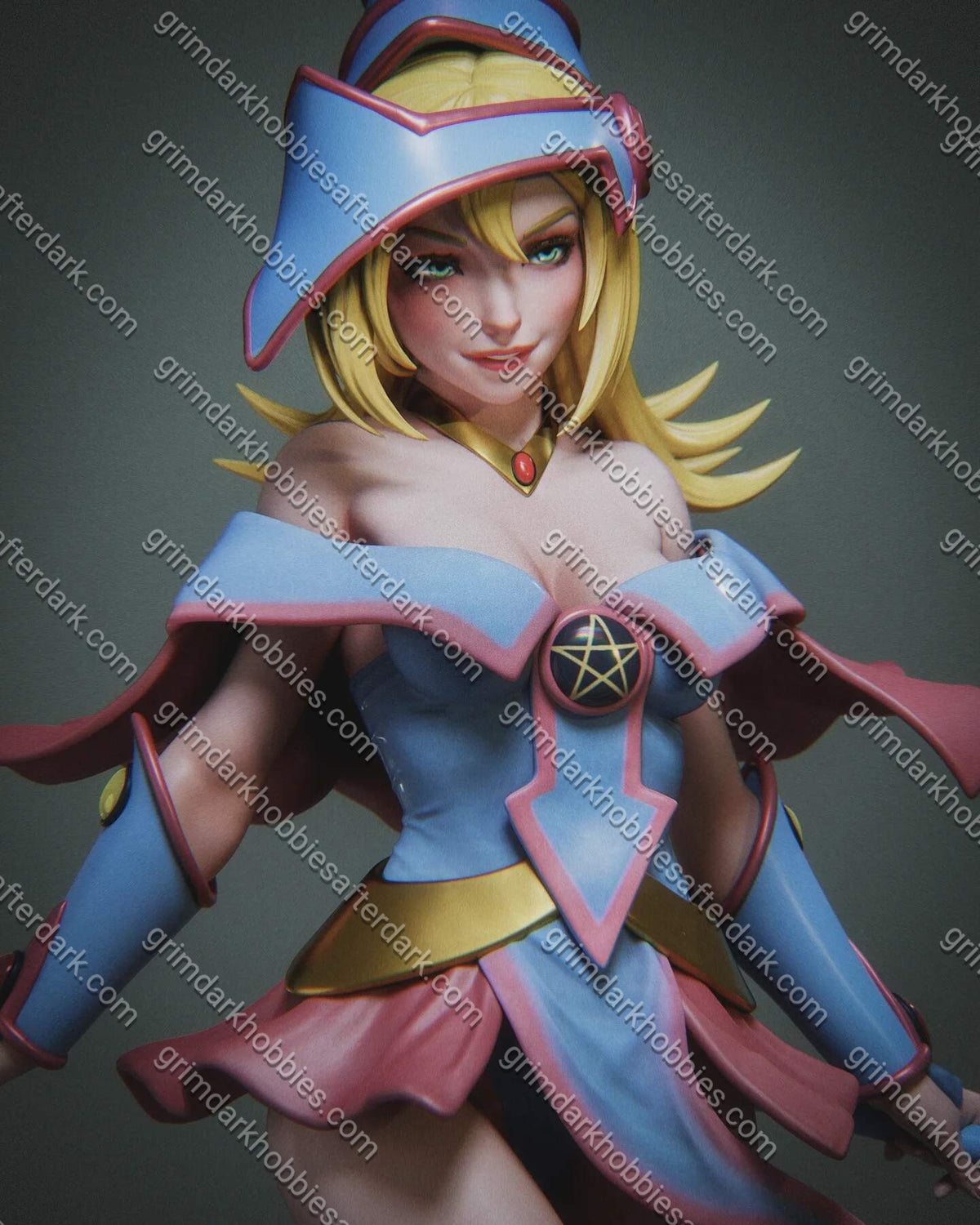 Abe3D Dark Magician Girl – 1:10-1:4 Scale Print-to-Order Model
