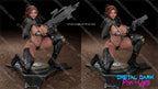 Digital Dark Pin-Ups Helldiver Girl – 1:12 Scale Print-to-Order 3D Printed Resin Model Kit
