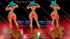 Digital Dark Pin-Ups Egyptian Catgirl – 1:12 Scale Print-to-Order Model