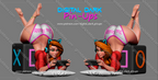 Digital Dark Pin-Ups Gamer Girl 3 – 1:12 Scale Print-to-Order Model