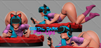 Digital Dark Pin-Ups VR Girl – 1:24 Scale Print-to-Order Model