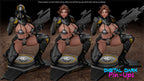 Digital Dark Pin-Ups FUTA Helldiver Girl – 1:24 Scale Print-to-Order Model