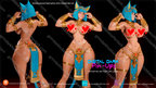 Digital Dark Pin-Ups Egyptian Catgirl – 1:12 Scale Print-to-Order Model