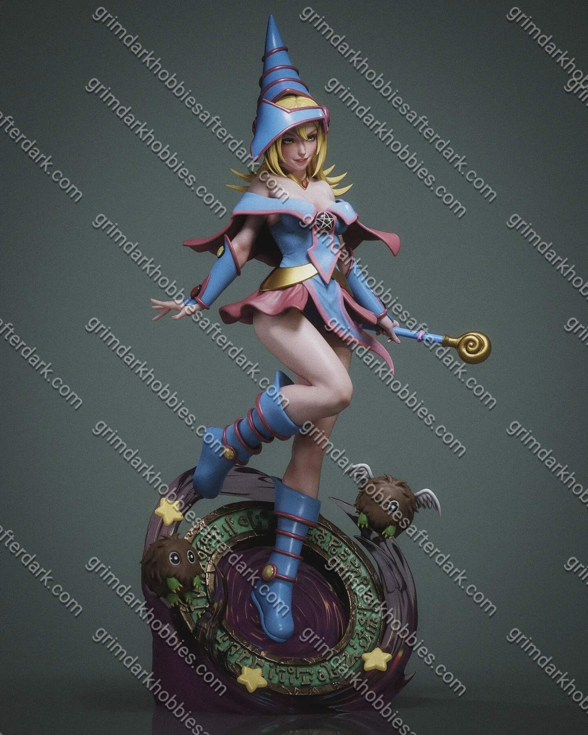 Abe3D Dark Magician Girl – 1:10-1:4 Scale Print-to-Order Model
