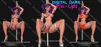 Digital Dark Pin-Ups Pole Dancer – 1:24 Scale Print-to-Order Model