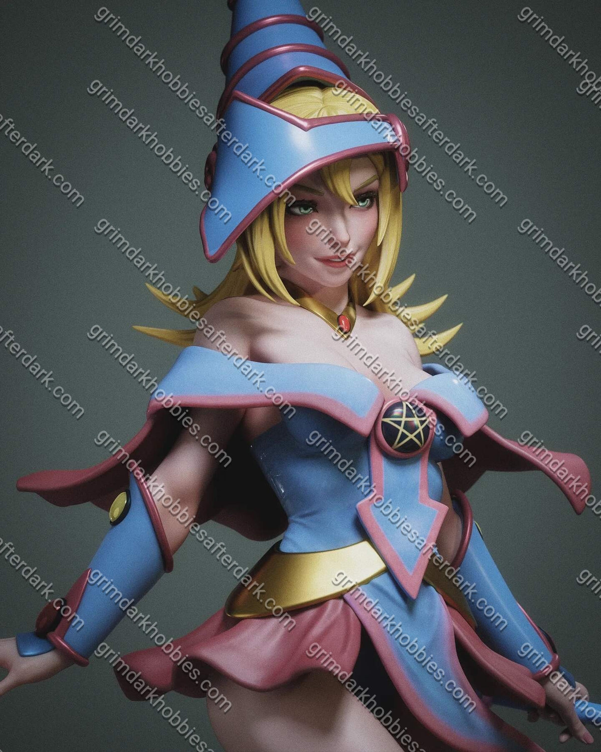 Abe3D Dark Magician Girl – 1:10-1:4 Scale Print-to-Order Model