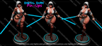 Digital Dark Pin-Ups Jedi Girl – 1:24 Scale Print-to-Order Model
