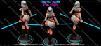 Digital Dark Pin-Ups Jedi Girl – 1:24 Scale Print-to-Order Model