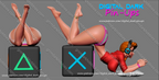 Digital Dark Pin-Ups Gamer Girl 3 – 1:12 Scale Print-to-Order Model