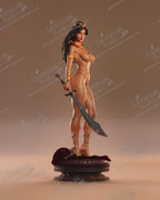 Dejah Thoris resin pin-up figure kit by Abe3D, 1:24 scale, view 1 of 9