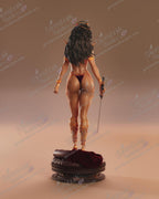 Dejah Thoris resin pin-up figure kit by Abe3D, 1:24 scale, view 1 of 9