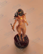 Dejah Thoris resin pin-up figure kit by Abe3D, 1:24 scale, view 1 of 9
