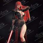 KOTOR2 Visas Marr resin pin-up figure kit by Abe3D, 1:24 scale, view 1 of 14
