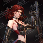 Bloodrayne resin pin-up figure kit by Abe3D, 1:24 scale, view 1 of 17