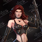Bloodrayne resin pin-up figure kit by Abe3D, 1:24 scale, view 1 of 17