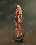Sheena resin pin-up figure kit by Abe3D, 1:10 to 1:4 scale, view 1 of 11