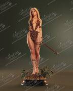 Sheena resin pin-up figure kit by Abe3D, 1:10 to 1:4 scale, view 1 of 11