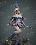 Dark Magician Girl resin pin-up figure kit by Abe3D, 1:10 to 1:4 scale, view 1 of 10