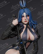 Queen of Spades resin pin-up figure kit by Abe3D, 1:10 to 1:4 scale, view 1 of 12