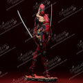 Lady Deadpool resin pin-up figure kit by Abe3D, 1:10 to 1:4 scale, view 1 of 9