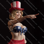 Abe3D All-American Bombshell – 1:12 Scale Print-to-Order Model